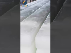 Colocação em serviço da fábrica de máquinas de gelo em blocos