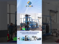 Grande máquina de gelo de tubo em colocação em serviço