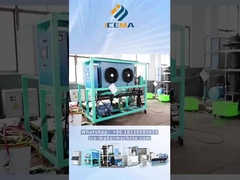 Local de comissionamento de pequenas máquinas industriais de blocos de gelo