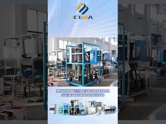 Máquina de blocos de gelo em depuração