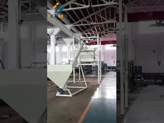 Alimentação por parafuso em funcionamento