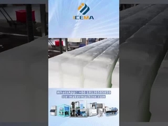 Exibição da máquina de gelo de blocos ICEMA