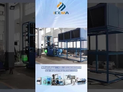 Exibição da máquina de gelo de tubo de 15 toneladas