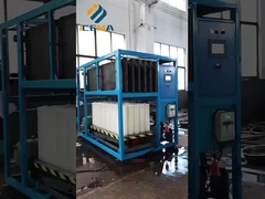 Máquina de gelo de bloco ICEMA em gelo fora