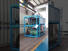 Máquina de gelo ICEMA de bloco de arrefecimento directo de 1 tonelada