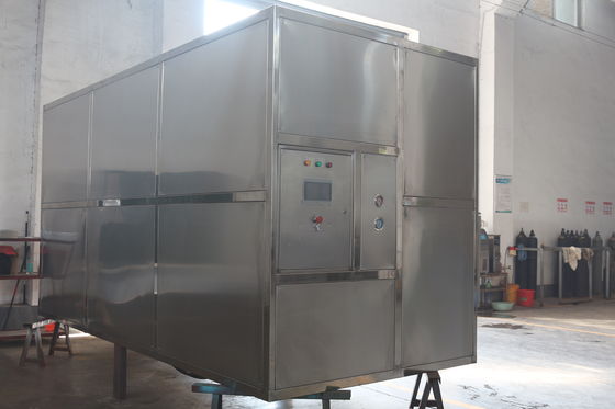 Máquina Industrial de Cubos de Gelo 5T/24H Aço Inoxidável 304
