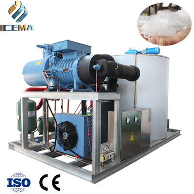 Fabrica ICEMA Fornecimento de água doce Máquina de fabricação de flocos de gelo Flakes Ice Maker para a pesca de frutos do mar frescos