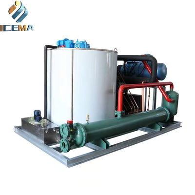 Fabrica ICEMA Fornecimento de água doce Máquina de fabricação de flocos de gelo Flakes Ice Maker para a pesca de frutos do mar frescos