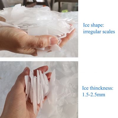 Fabrica ICEMA Fornecimento de água doce Máquina de fabricação de flocos de gelo Flakes Ice Maker para a pesca de frutos do mar frescos