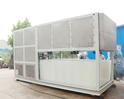 Máquina de bloco de gelo de resfriamento direto 5000KG 5T CE 1800W