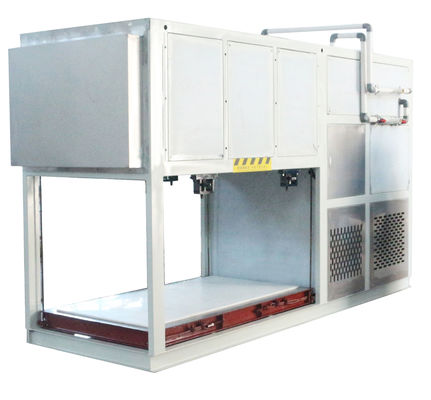 Máquina de gelo de bloco de resfriamento direto 2T industrial para venda fazenda fábrica planta industrial