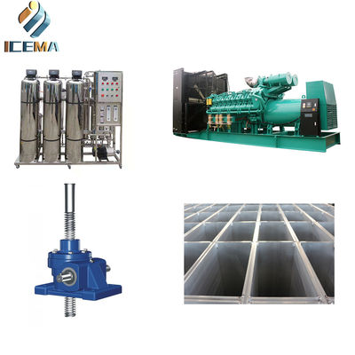 Máquina de gelo de bloco de resfriamento direto 2T industrial para venda fazenda fábrica planta industrial