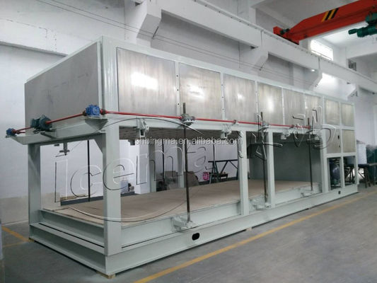 Máquina de bloco de gelo de resfriamento direto industrial 15T 118KW