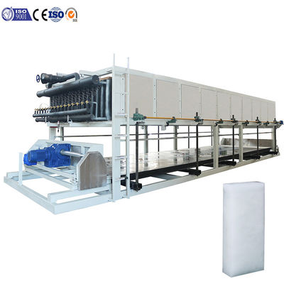 Bom preço Máquina industrial automática de fabricação de blocos de gelo de 25 toneladas, resfriamento direto on-line