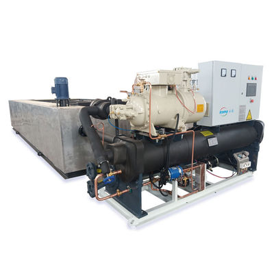 Máquina comercial para fabricar blocos de gelo de 10 toneladas