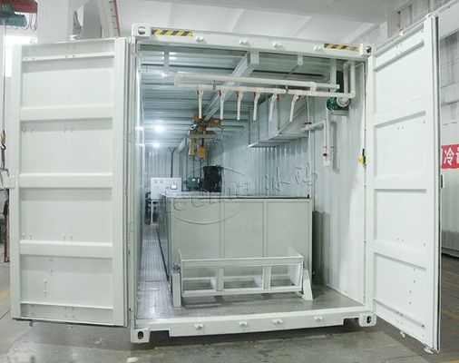 Máquina automática de gelo recipiente 220 v 380 v 410 v 415 v 440 v 460 v para pesca de gelo de venda de frutos do mar frescos
