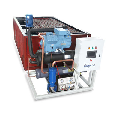 Bom preço máquina de gelo 12.37kw do bloco da refrigeração da salmoura de 3T 5T 10T on-line