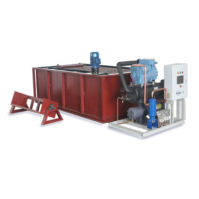 máquina de gelo 12.37kw do bloco da refrigeração da salmoura de 3T 5T 10T
