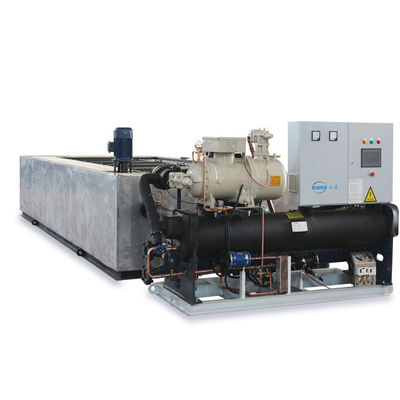 Bom preço Máquina de gelo de bloco de refrigeração de salmoura 10t on-line