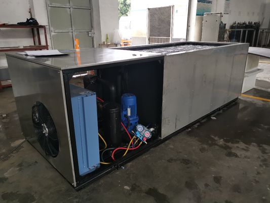 Industrial 2T/24H salmoura bloco de refrigeração máquina de gelo água salgada para fábrica de gelo/armazenamento a frio/resfriamento/fresco