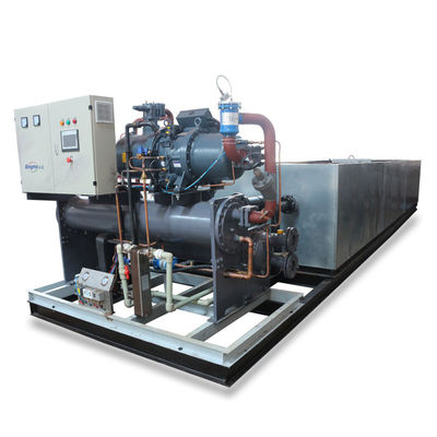 Bom preço 25T/24H Brine Refrigeration Block Ice Machine Industrial Água Salgada on-line