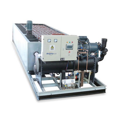 25T/24H Brine Refrigeration Block Ice Machine Industrial Água Salgada