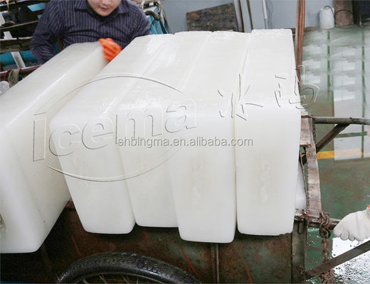 25T/24H Brine Refrigeration Block Ice Machine Industrial Água Salgada