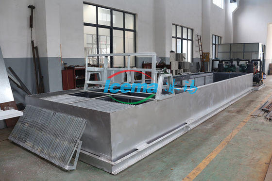 Máquina industrial de fabricação de blocos de gelo de 10 toneladas tipo salmoura 380 V
