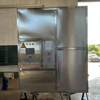 Bom preço 3T/24h Máquina de fazer gelo industrial automática grande cubo de gelo para cafeteria/bebida/indústria/fábrica de gelo on-line