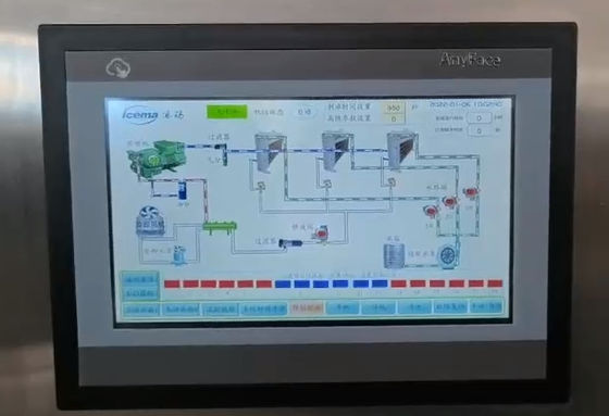 3T/24h Máquina de fazer gelo industrial automática grande cubo de gelo para cafeteria/bebida/indústria/fábrica de gelo