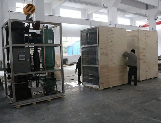 Máquina de fabricação de gelo industrial de alta qualidade 3T 5T 8T 10T Máquina de fabricação de gelo de tubo Máquina de fabricação de gelo de tubo March Expo Benefícios