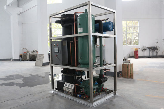Máquina de gelo industrial 1T/24H para processamento de alimentos no laboratório da indústria da restauração