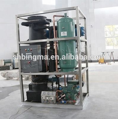 Máquina de fabricação de tubos de gelo / máquina de fabricação de tubos de gelo industriais de venda a quente utilizada em fábricas de fabricação de gelo