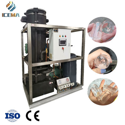 Bom preço Máquina automática e de alta qualidade de fabricação de gelo de tubo de 5000 kg on-line