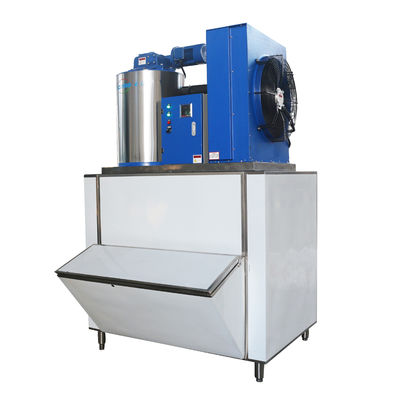 Máquina de gelo em flocos de água doce 2T 380 V/220 V com armazenamento de gelo