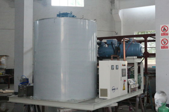 Resfriamento direto da máquina de gelo em flocos de água doce de 20 toneladas