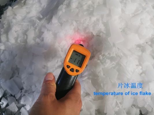 Resfriamento direto da máquina de gelo em flocos de água doce de 20 toneladas