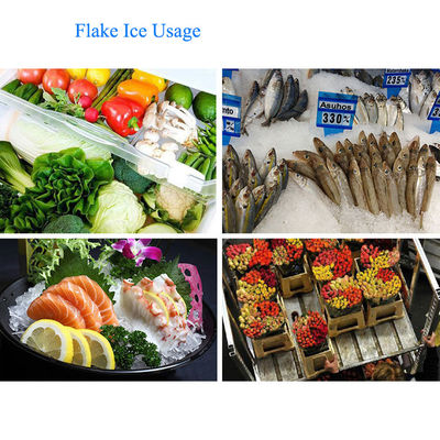 15 Tons Commercial Automatic Flake Ice Machine Fresh Water