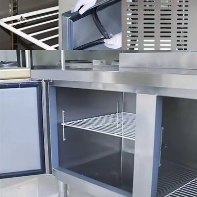 Geladeira de bancada 200L R134A Freezer de bancada refrigerado a ar
