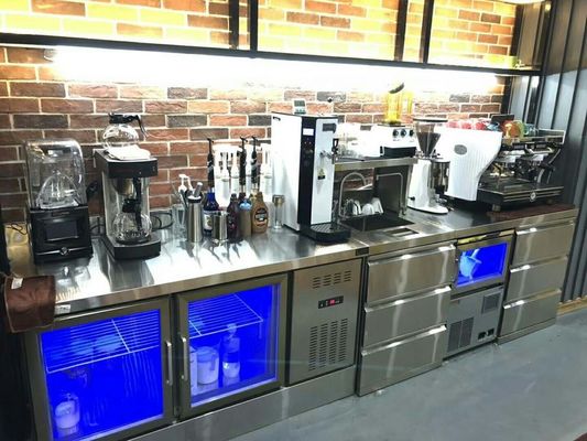 Geladeira de bancada 200L R134A Freezer de bancada refrigerado a ar
