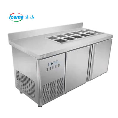 Bebida entalhada de refrigeração ar do refrigerador 120L da bancada
