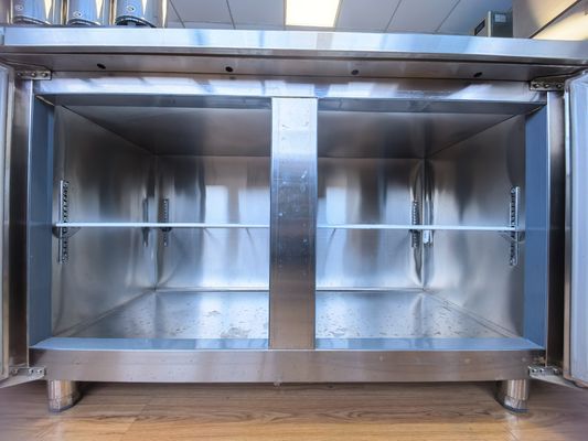 Bebida entalhada de refrigeração ar do refrigerador 120L da bancada