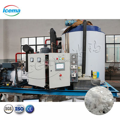 Bom preço Máquina de gelo em flocos de água doce 30 toneladas 220V industrial automática on-line