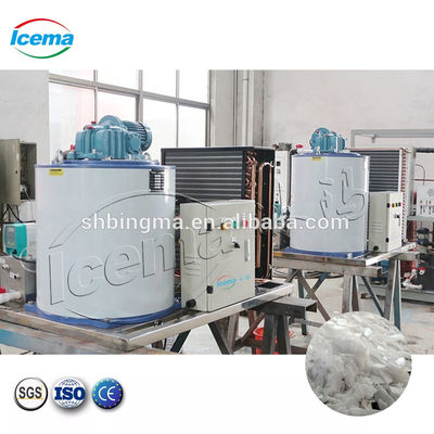 Máquina de gelo em flocos de água doce 30 toneladas 220V industrial automática