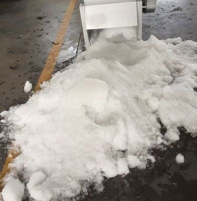 Máquina quebra-gelo comercial de aço inoxidável 200kg/min