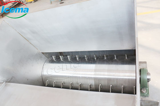 Máquina quebra-gelo comercial de aço inoxidável 200kg/min