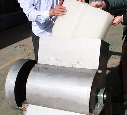 Máquina quebra-gelo comercial de aço inoxidável 200kg/min