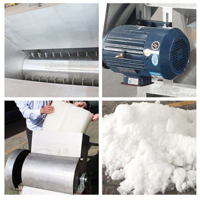 Máquina de triturar gelo 9T/H CE Máquina de cortar gelo em aço inoxidável comercial