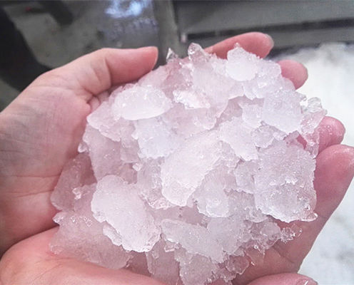 Certificado CE máquina de trituração de gelo fábrica de gelo