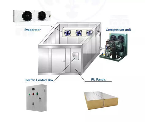Preço comercial do frigorífico Container de 20 pés de comprimento em frigorífico para armazenagem de frutas frescas / vegetais / peixes / transporte